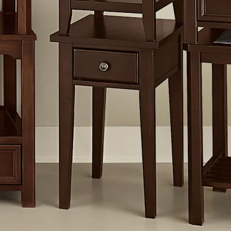 Casual Chairside Table - 1 Drawer